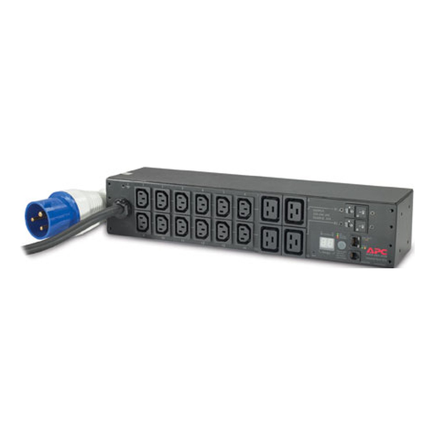 APC NetShelter Metered Rack PDU, 2U, 1 phase, 7.4kW 230V 32A, 12 C13 and 4 C19 outlets, IEC 309 inlet