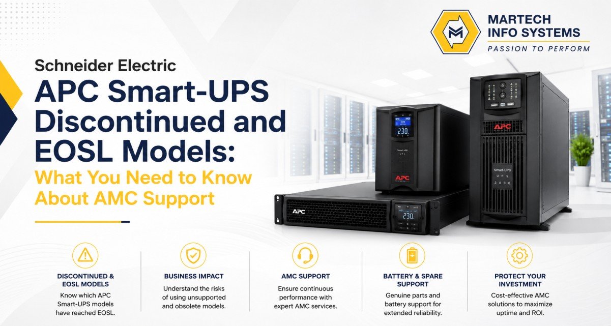 Schneider Electric APC Smart-UPS Discontinued and EOSL Models: What You Need to Know About AMC Support